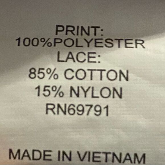 Fig & Flower Anthropologie Women Sheer Boho Tunic 3/4 Sleeve Size 1X Plus - Picture 7 of 7